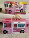 Barbie 3-i-1 Dream Camper van-med, pickupbil, husbiloch båt