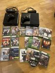 Xbox 360, Xbox one, 2 kontroller och spel 