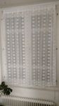 White Sheer Curtain 132x160