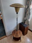 Golvlampa m hylla original retro vintage 40 50 talet Nybro 