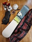 Snowboardpaket – bräda, skor, väska mm