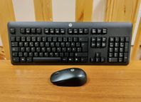 HP Wireless Keyboard and Mouse trådlöst tangentbord mus