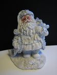 Sagolik Tomte vitt silver