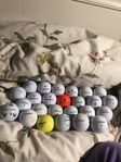 blandade golfbollar wilson och titleist