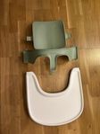 STOKKE Tripp Trapp babyset + bricka (Moss Green)