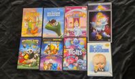 Disney och Dreamworks DVD filmer