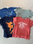 4 t-shirts