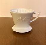 Vintage Melitta 102 filterhållare kaffefilterhållare porsl