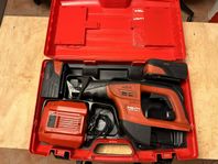 Hilti tigersåg med 2 st starka batterier och laddare