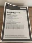 Utskrivna Högskoleprov 