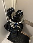 Golfbag + 10 klubbor 