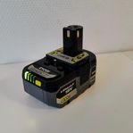 Ryobi 18v 4Ah Originalbatteri