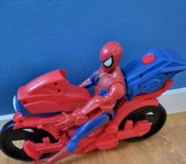 leksak spiderman motorcykel