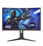 32” Curved AOC 240 Hz Gaming skärm / Dator skärm 0.5 MS!