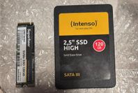 Superheer E400 NVMe SSD 128GB & Intenso 2,5" SSD HIGH 120GB