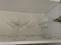 Martiniglas och Coctailglas