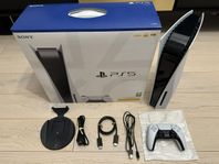 Playstation 5 Disc Edition (PS5) med extra 1TB SSD