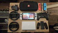 Nintendo Switch OLED Kit med Zelda TotK, PRO Controller, +