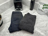 Asket Jeans raw & washed black