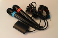 Playstation 2 - PS2 - Singstar mikrofoner. Funktionstestade.