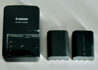 Canon CB-2LWE batteriladdare och batterier