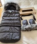 Combi Footmuff 3-in-1 Graphite + Vantar Cottonmoose