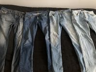 Jeans 100kr st! Alla 350kr