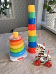 Fisher Price stapelleksak stapeltorn 