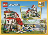 3 Lego Creator mini modular hus