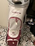 Cobra golf bag och 10 klubbor