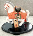 brand new: handmade porcelain horse heminredning 