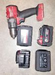 Milwaukee M18 Slagborr ONEDD2, Mutterknack FIWP12 med 4 Batt