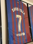 (ÄKTA) David Villa signerad match tröja (Barcelona,7)