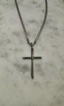 Saints of Sweden Silver Cross Necklace