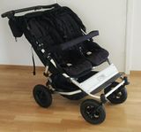 Mountain Buggy Duet V3, nyservad och i gott skick