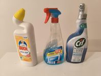 Cleaning Supplies | Rengöringsmedel Toalet Fönster Badrum