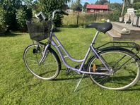 Drottningholm Kungs damcykel 28 tum med cykelkorg