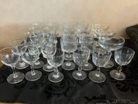 26 stycken Glas, Likörglas, Champangeglas, Seltersglas