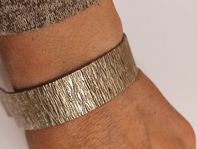 Svenskt silverarmband halv stelt