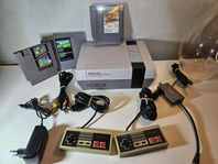 Nintendo 8 bits - Konsol + 4st spel - NES - SCN