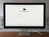 Apple Thunderbolt Display 27" - FYND!!!