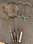 Badmintonrackets badmintonbollar