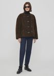 Toteme - Teddy shearling clasp jacket brown