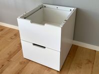 KEA Nordli-modul 2 lådor (40x43x46) utan topp eller sockel