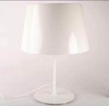 Ikea Kulla vit Lackad metall bordslampa 1900/2000-tal