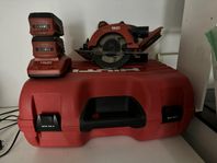 Hilti SCW-22A Cirkelsåg inkl laddare, 2 batterier väska