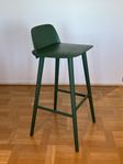 Barstolar Nerd Muuto 75 cm grön