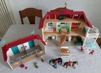 Schleich bostadshus + stall