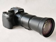 PANASONIC LUMIX FZ300 25-600mm + 1,7 ggr telekonverter LT55