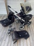 bugaboo donkey med sittbräda 